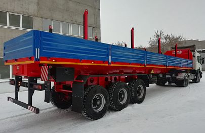 Трехосный бортовой полуприцеп ППБ37-13.006